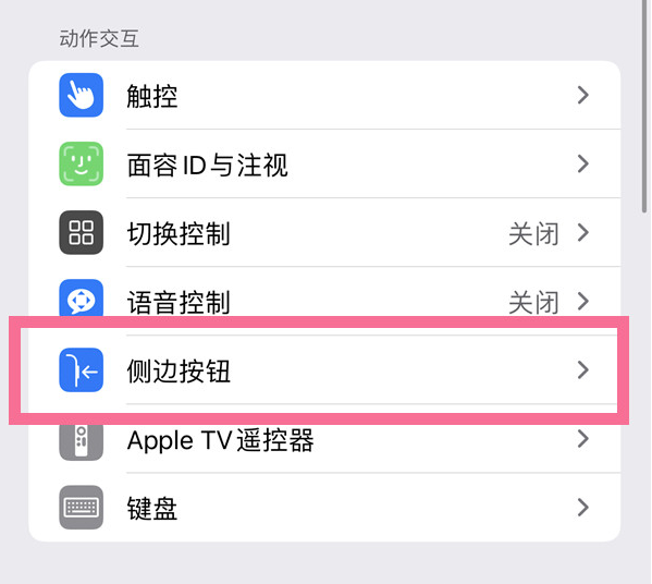 梅里斯达斡尔族苹果14维修店分享iPhone14 Plus侧键双击下载功能关闭方法 