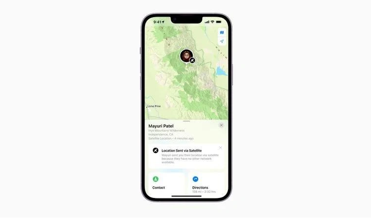 梅里斯达斡尔族苹果14维修分享iPhone14系列中 FindMy功能通过卫星分享位置方法教程 
